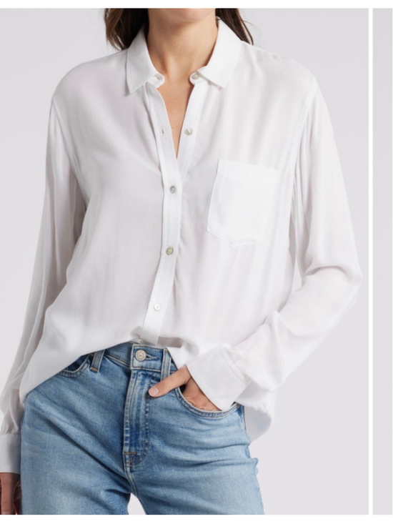 Rails Tops - Women's Rails White Hunter Check Button Down Shirt XL